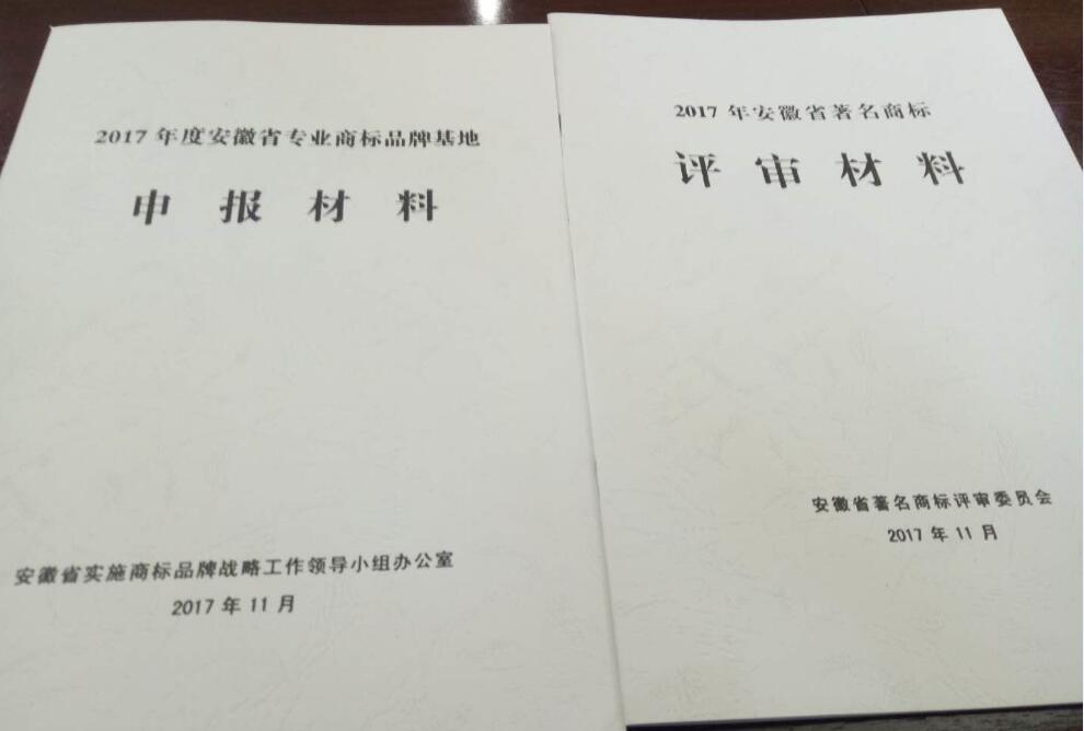 安徽省著名商標(biāo)，專業(yè)商標(biāo)品牌基地專家評(píng)審會(huì)召開